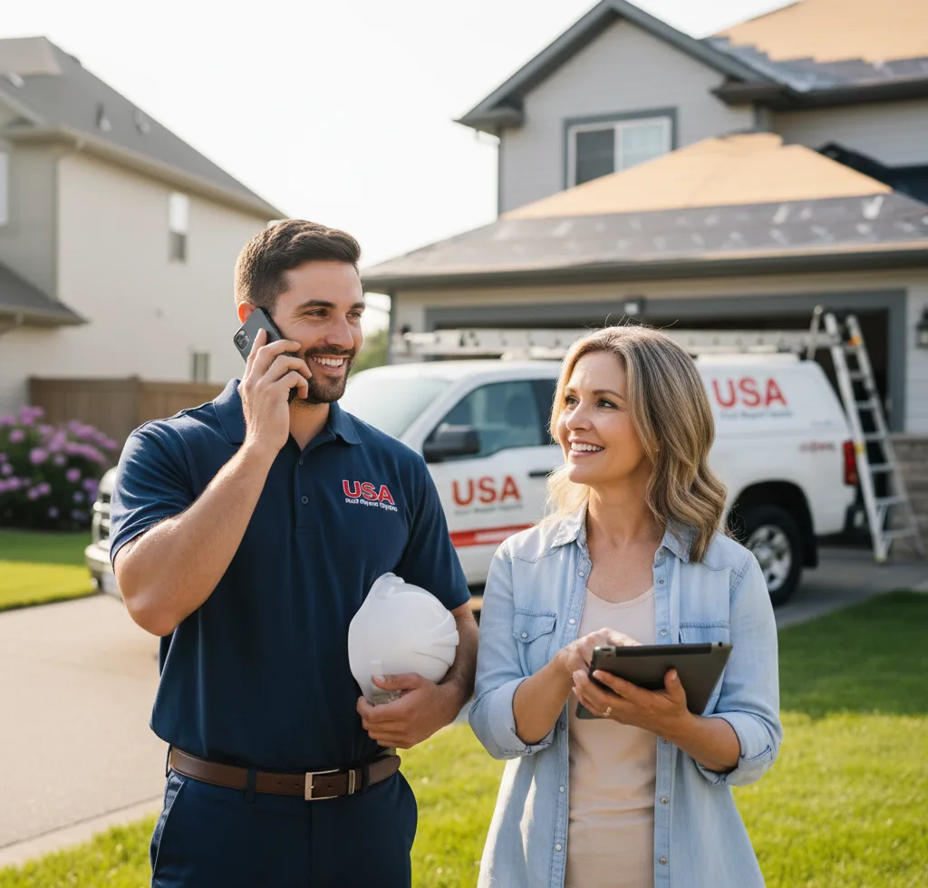 USA Roof Repair Experts customer support in Chesaning